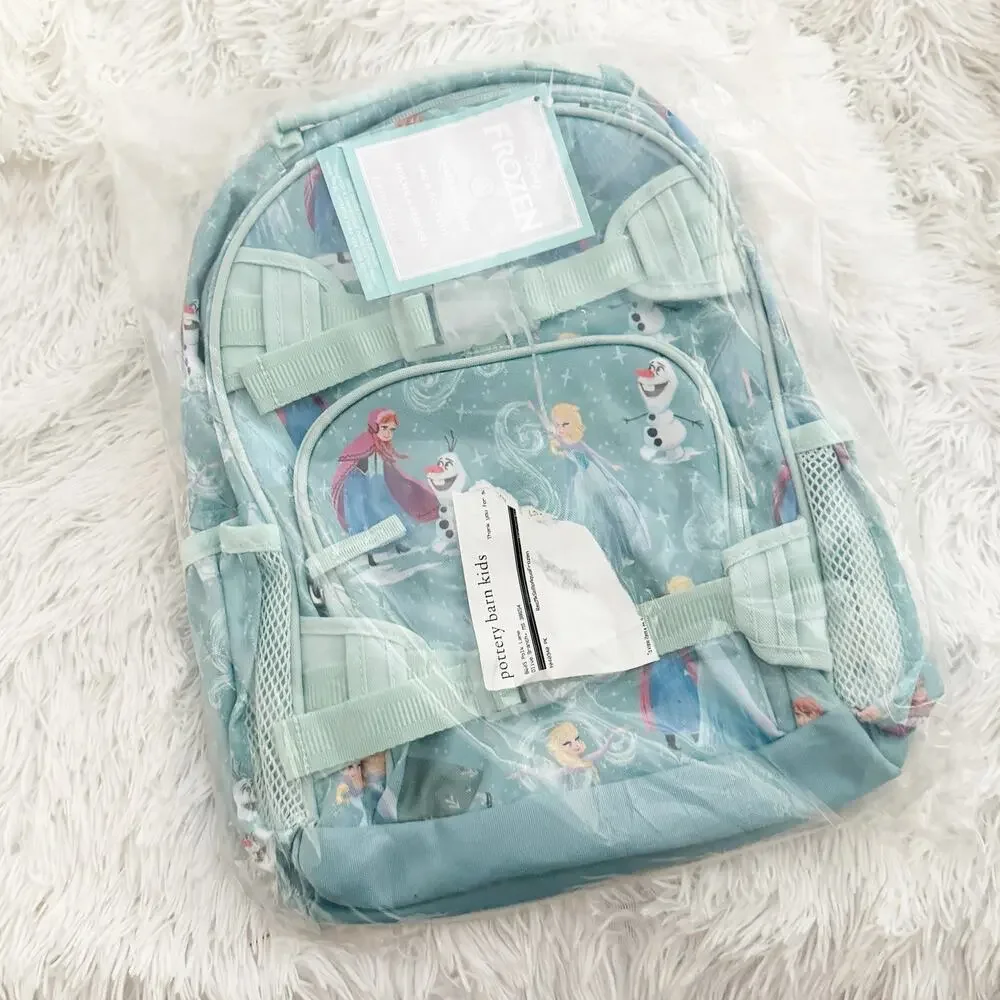 POTTERY BARN KIDS x DISNEY | Frozen McKenzie Aqua Backpack Anna Elsa | Small